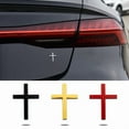 thumbnail image 3 of 2 Pieces Cross Car Decal Set Religious Window Sticker Automotive Vinyl Decoration Waterproof Fade-Resistant Vehicle Art, 3 of 5