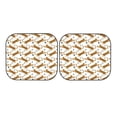 thumbnail image 7 of Haiem Leopard Print Car Windshield Sun Shade (2 Pieces) Foldable Windshield Sun Shade Car Accessories for Truck SUV Pickup-Large, 7 of 7
