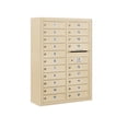 thumbnail image 3 of 11 Door High Surface Mounted 4C Horizontal Mailbox with 20 Doors in Sandstone with Private Access, 3 of 4