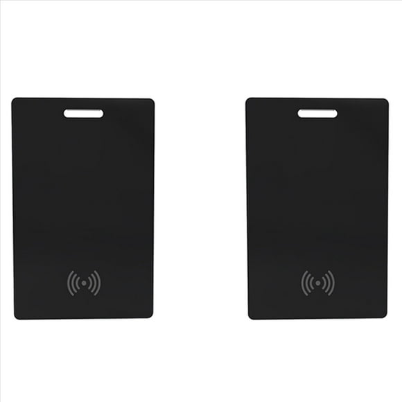 2X Wallet Track Card Location Tracking Device Wireless Charging Wallet Phone Finder Works for Find My Tracker Tag A