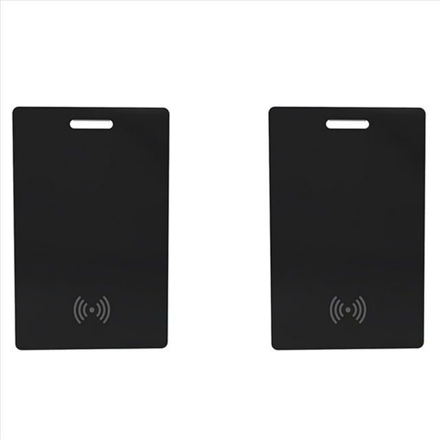 2X Dispositivo de Seguimiento de Ubicación de Tarjeta de Seguimiento de Billetera Inteligente Billetera de Carga Inalámbrica Buscador de Teléfono Funciona A