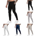 thumbnail image 6 of Mens Stretch Skinny Slim Fit Joggers Pants Sport Workout Trousers Sweatpants, 6 of 11
