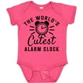 thumbnail image 3 of Inktastic The Worlds Cutest Alarm Clock Boys or Girls Baby Bodysuit, 3 of 5