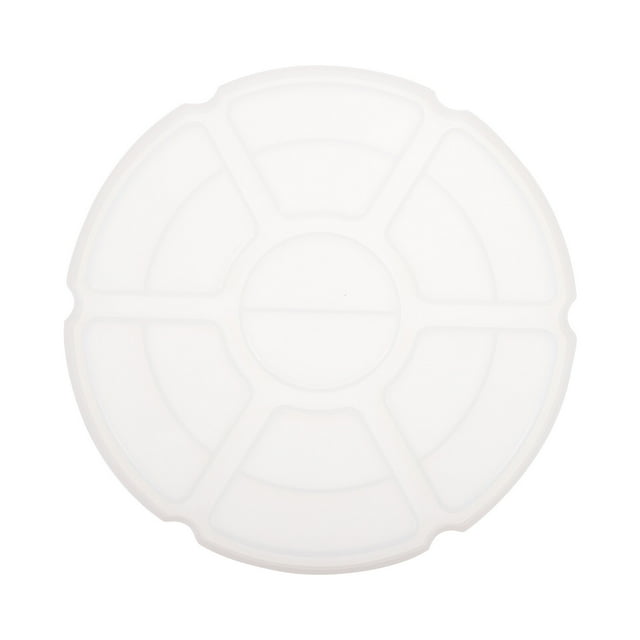 Shisuyan Palette de Pigments Moule en Silicone Blanc Lot de 1