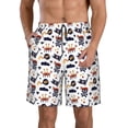 thumbnail image 1 of Balery Pirate Theme Traje de Baño Estilo Hawaiano para Hombre, Shorts de Secado Rápido con Bolsillos-3X-Large, 1 of 6