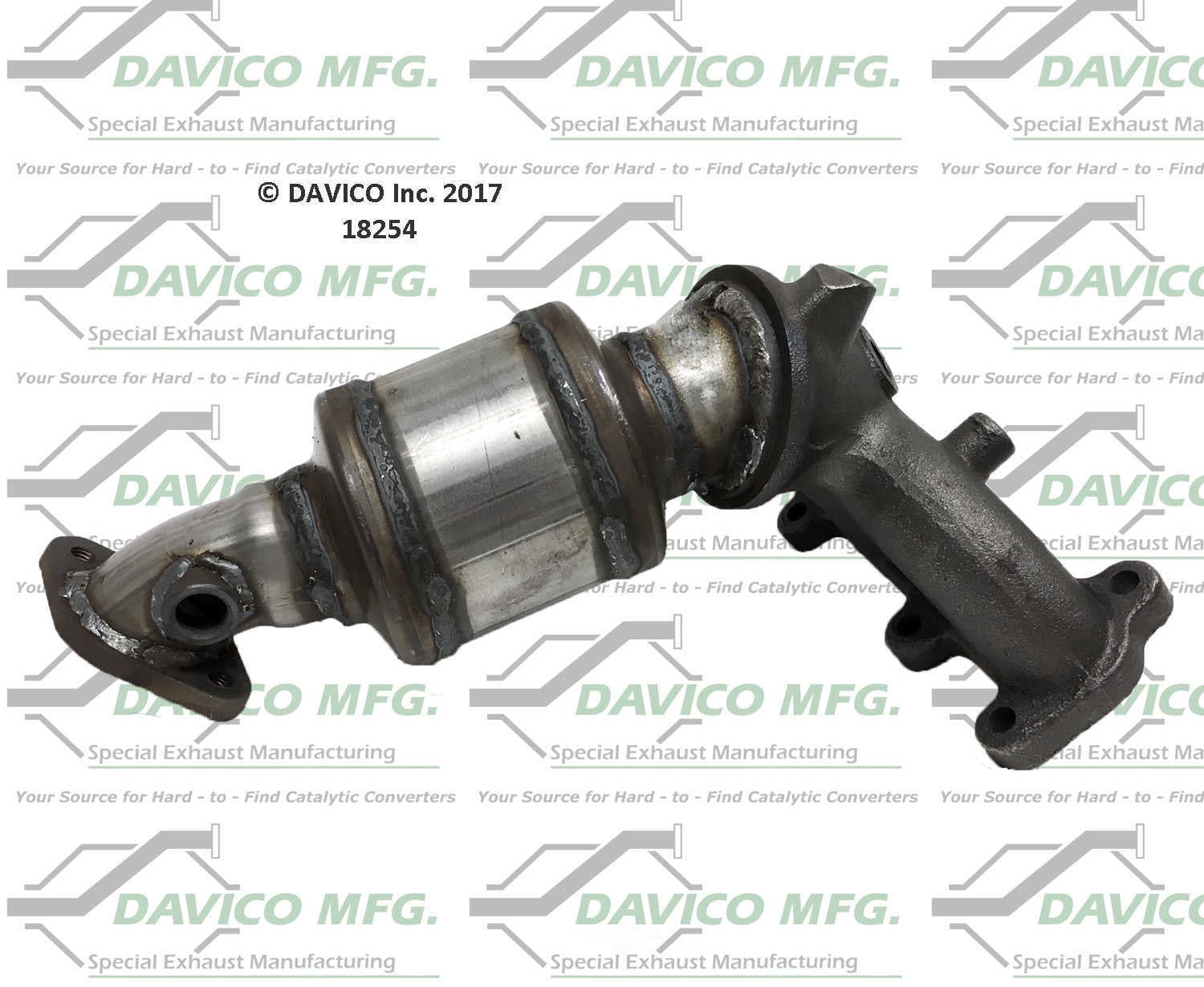 Davico Mfg Catalytic Converter P/N:18254 Fits select: 2005-2009 HYUNDAI TUCSON, 2005-2006 KIA NEW SPORTAGE