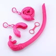 thumbnail image 2 of Tubo snorkel Snorkel de silicona plegable con estuche de almacenamiento compacto Mujeres Hombres Rol Tomshoo Tubo snorkel, 2 of 4