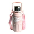 thumbnail image 1 of RYGRZJ Tasse en Acier Inoxydable Grande Capacité 800ml/1200ml Sangle Portable Extérieure, 1 of 5