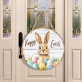 thumbnail image 6 of Clearance Items Wooden Easter Welcome Sign, Hanging Door Sign for Front Door, Festive Atmosphere, Wooden Crafts for Easter, Spring Holiday, and Seasonal Home Decorations, 6 of 9