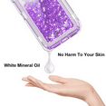 thumbnail image 6 of Entronix Heavy Duty Case Compatible with iPhone 16E, Liquid Glitter Back Cover, Purple, 6 of 8