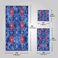 thumbnail image 3 of 3 Sizes Towel Set - Bath Towel, Hand Towel & Washcloth for Daily Household Use Tie-dye Patriotic Star Art, 3 of 8
