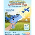 thumbnail image 2 of Cute Dinosaur Airplane Launcher Toy -Boxed Version, 8" Foam Glider Plane - Outdoor Flying Catapult Toy - Fun Birthday Gifts, Easy to Launch Foam Aircraft, 2 of 7