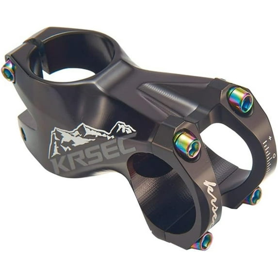 Bicycle Handlebar Stems 31.8 * 55MM Aluminum Alloy CNC Ultra Light Hollow Handlebar Riser for Most Bicycle, Road Bike, MTB,Cycling