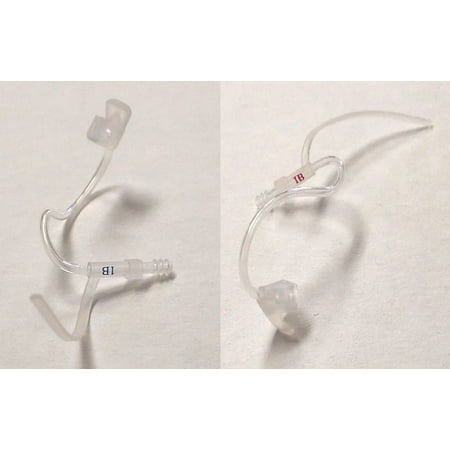 (2-pack) Phonak Micro Tube Refill SNAP-ON type hearing aid replacement Tubes Size 1B (left and right)