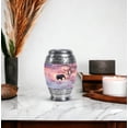 thumbnail image 5 of Elephant Mini Funeral Urns For Adult Male - Keepsake Cremation Urn For Ashes Adult Female - Pink Urn For Mom - Decorative Keepsake Urns For Human Ashes For Male And Female - 3 Inch, 5 of 7