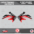 thumbnail image 4 of Kalair GFX Graphics Kit for Honda CRF450R (2005-2007) Lightning Series, 4 of 5