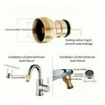 thumbnail image 6 of Multi Functional Universal Hose Faucet Connector Faucet Faucet Connector Garden Water Pipe Fittings Faucet Adapter Watering Gard, 6 of 7