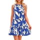 thumbnail image 1 of Vestido PRETTYGARDEN 2025 Verano Boho Floral Mini XL, 1 of 8