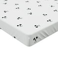 thumbnail image 2 of Ambesonne Black and White Fitted Sheet, Skull Art, Twin Size, Charcoal Grey White, 2 of 3