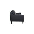 thumbnail image 4 of Porter Designs Lazio High Quality Leather Sofa - Black, 4 of 6