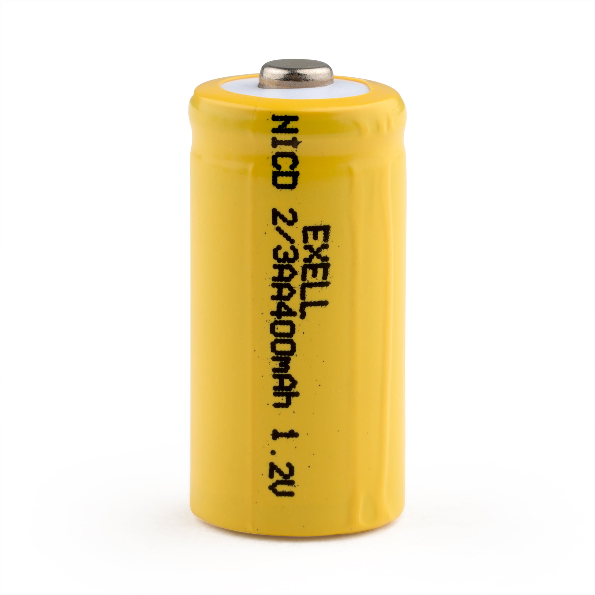 2/3AA 1.2V 400mAh Button Top Rechargeable Battery For DIY, Radios
