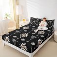 thumbnail image 4 of Homewish Retro Bull Skull Bed Sheets,Boho Tribal King Sheets,Black Brown Sheet Set For Boys Kids,Breathable Home Decor,4-Piece, 4 of 7