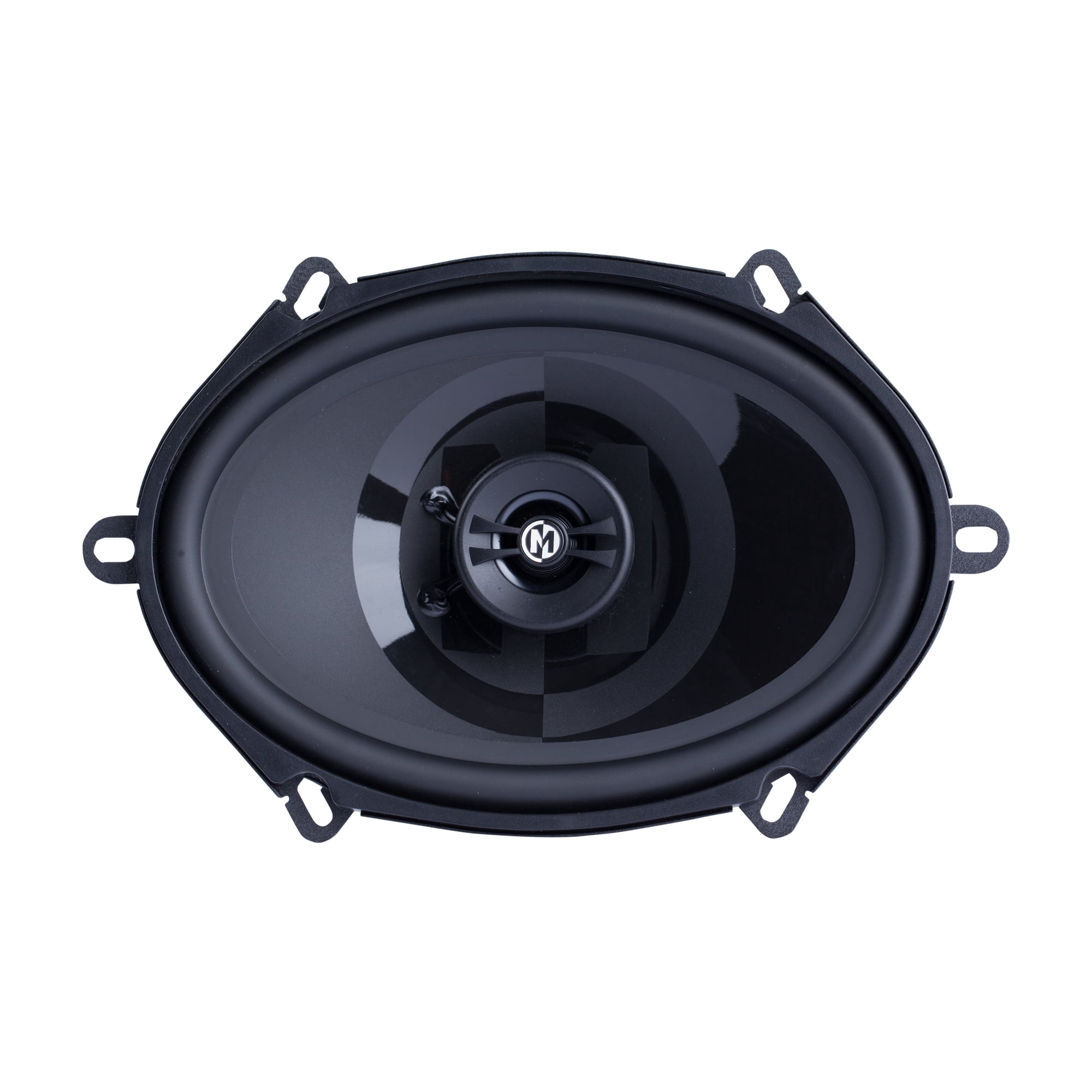 Memphis Audio PRX57 Power Reference 5x7 Inch 2-Way Coaxial Speakers with Swivel Tweeters, 80W Peak Power, Pair