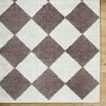 thumbnail image 2 of Livabliss Washable Rugs for Living Room, 5x7 Fossay Shag Modern Light Beige Area Rug, Bedroom Dining Room Home Decor Stain Resistant Carpet (5'3" x 7'), 2 of 7
