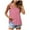 Pink, variant on Flowy Tank Tops For Women Sevevn Women's Fashion Comfortable Loose Sleeveless Blouse Casual Tops Summer Tank Tops For Women