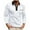 Mens Shirts White, variant on Golf Shirts for Men with Pocket and Zipper Collar Long Sleeve T-Shirts Pullover Color-Block Breathable Casual Athletic Workout Tees Tops