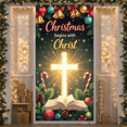 thumbnail image 6 of Christmas Theme Banner Religious Decoration Colorful Design Holiday Decoration for Christmas Event Indoor Celebration Religious Ceremony, 6 of 6