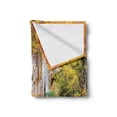 thumbnail image 2 of Croatia Soft Flannel Fleece Throw Blanket, Outdoor Scene with Forest and Lake, Cozy Plush for Indoor and Outdoor Use, 50" x 70", Multicolor, by Ambesonne, 2 of 6