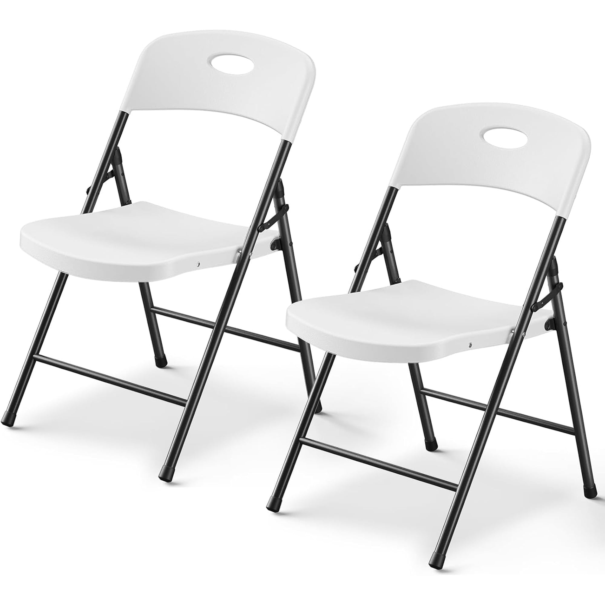 folding chairs 2 pack white product