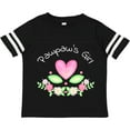 thumbnail image 3 of Inktastic Pawpaw's Girl Heart Flowers Girls Toddler T-Shirt, 3 of 5