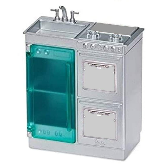 Replacement Parts for Barbie 3-in-1 DreamCamper - GHL93 ~ Replacement Sink Refrigerator and Stove Unit