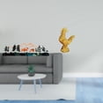 thumbnail image 2 of Escultura de pared de ciervo y figura de gallina, decoración Feng Shui para jardín, valla, exterior, interior, porche, hogar. Estatua de gallo., 2 of 8