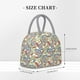 thumbnail image 2 of Balery Paisley Floral 5 Bolsa de Almuerzo para Mujeres, Caja de Almuerzo, Bolsa de Almuerzo Pequeña Impermeable, Tote de Almuerzo Reutilizable con Gran Capacidad, 2 of 6