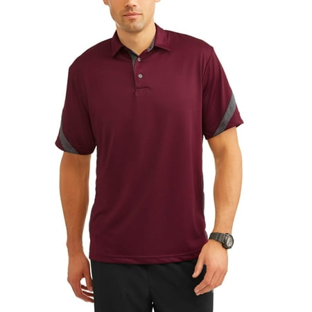 Mens Phantom 60 Block - Men's Performance Short Sleeve Color Block Golf Polo Shirt