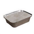 thumbnail image 3 of 10pcs Rectangle Shaped Disposable Aluminum container Disposable Foil Pan Take-out Food Containers with Aluminum Lids/Without Lid, 3 of 9