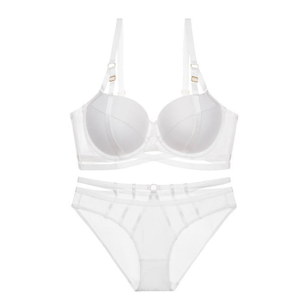 Sujetador de aros de acero suave para mujer, ropa interior sexy, pecho pequeño, sujetador push-up anticaída que se muestra en la parte superior grande