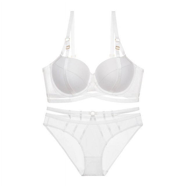 Sujetador de aros de acero suave para mujer, ropa interior sexy, pecho pequeño, sujetador push-up antiflacidez que se muestra en la parte superior grande