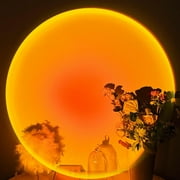 UKLL-Sunset Lamp Projector,180 Degree Rotation Sun Projection Light Led Night Light Floor Lamp with USB Port,Sunset Lamps for Photography Party Bedroom Decor,Christmas Gifts for Women