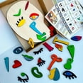 thumbnail image 3 of New Wooden Montessori Puzzles With Detachable Faces For Artistic And Educational Puzzle Solving, 3 of 4