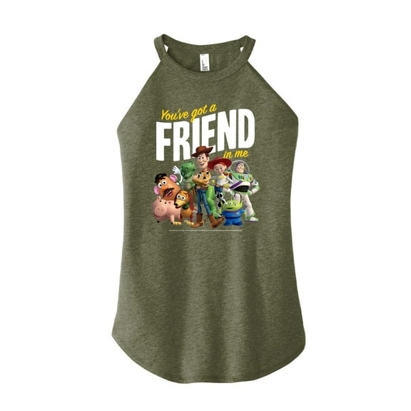 Toy Story - You've Got A Friend In Me - Juniors High Neck Tank Top