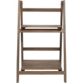 thumbnail image 7 of MyGift 2 Tier Rustic Brown Wood Planter Pot Display Stand, 7 of 7