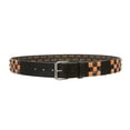 thumbnail image 2 of Snap On 1 1/2"-38mm Checkerboard Punk Rock Studded Belt, 2 of 5