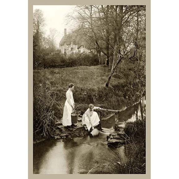 At Shotting Brook-Fine Art Canvas Print (20" x 30")