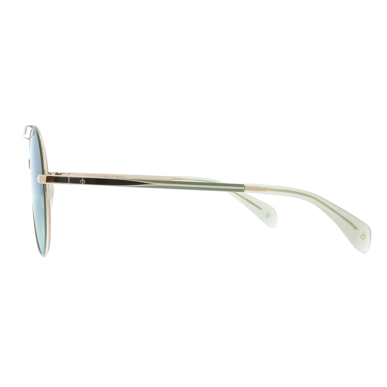 Sunglasses Rag Bone Rnb 1011 /S 0PEF Gold Green / Ez Silver  display picture 3