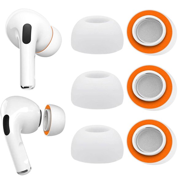 Puntas de repuesto Bodykoo para AirPods Pro 1 y 2 de espuma con memoria
