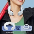 thumbnail image 4 of Collier de Cou en Glace - Anneau Rafraîchissant Entièrement Fermé, Outil de Refroidissement Réutilisable pour Activités Extérieures, Confort Durable, Blanc, JKODE, 4 of 7